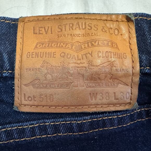 Levi's 510 Skinny Mid Knight Dark Wash Size 38 - Picture 4 of 7